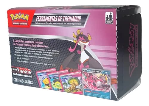 Box Pokémon Ferramentas De Treinador Fezandipiti EX
